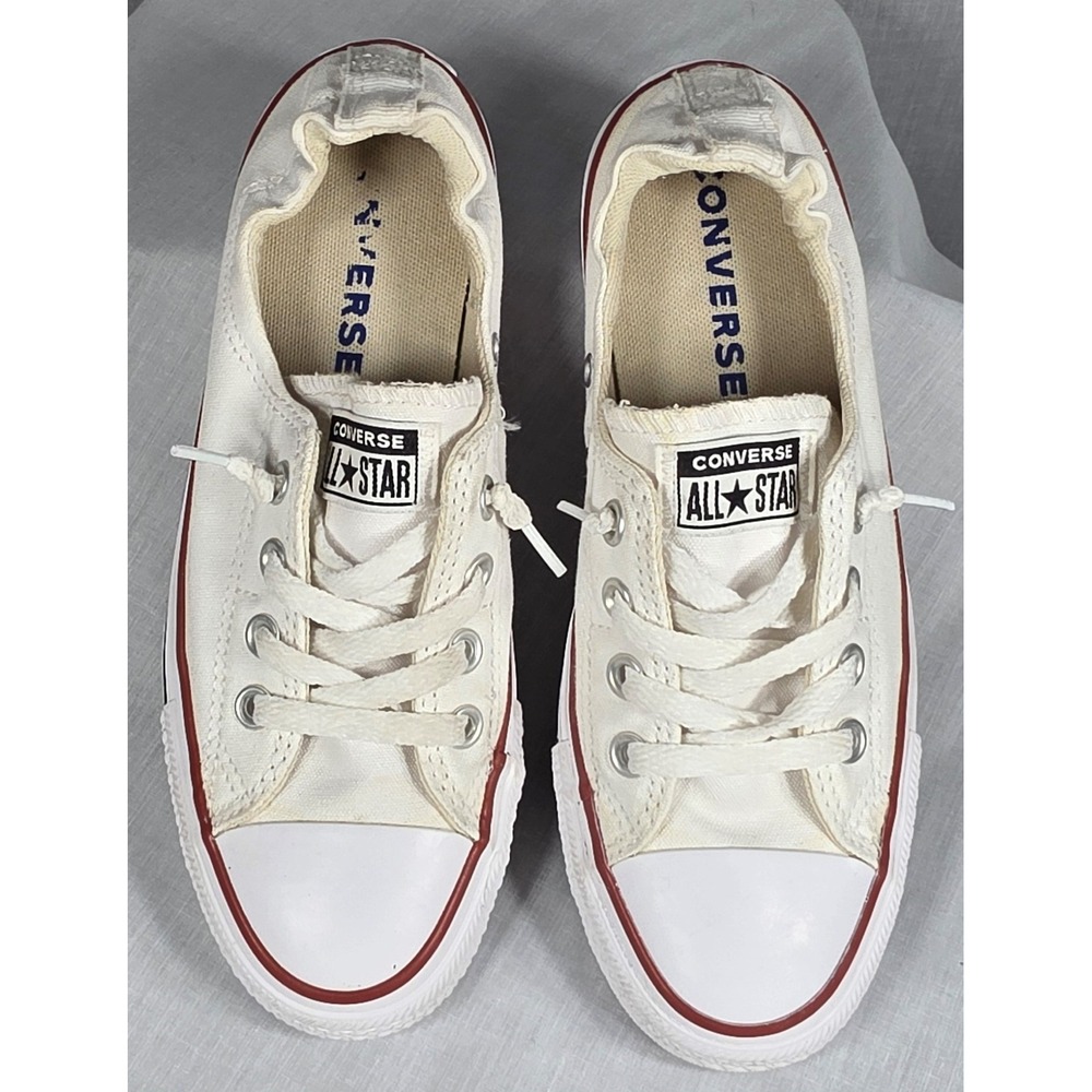 Converse Chuck Taylor All Star Shoreline White Slip-On Sneakers Women's 8 - Picture 11 of 11